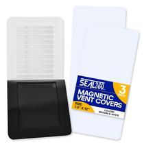 Capas de ventilação magnéticas SEAL360, pacote com 3, 19 x 30 cm, brancas