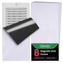 Capas de ventilação magnéticas VNDUEEY, pacote com 8, 14 cm x 30 cm para HVAC doméstico