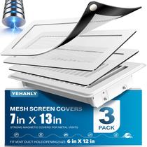 Capas de ventilação magnéticas YEHANLY 18x33 cm com tela de ventilação, pacote com 3 Capas de ventilação magnéticas YEHANLY 18x33 cm com tela de ventilação, pacote com 3