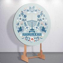 Capas Decoração Luzes Hanukkah Cultura Festa Menorá Sublimadas Painel Tradição 150x150 50x50