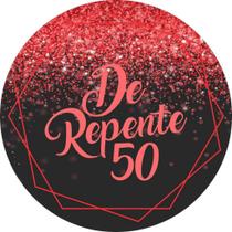 Capas Decoração Painel Festa Redondo 50 Tão Niver 50 Anos