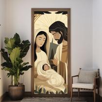 Capas Decorativas de Porta Veste Facil Com Estampa Sublimada Tema Religioso Jesus Maria Capas Decorativas de Porta Veste Facil Com Estampa Sublimada Tema Religioso Jesus Maria