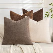 Capas Decorativas para Almofadas Cozoomy 45x45 cm Conjunto com 4 Capas Decorativas para Almofadas Cozoomy 45x45 cm Conjunto com 4