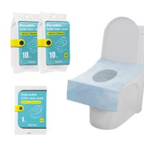 Capas descartáveis para assentos sanitários TRIPTIPS Travel Pack 20