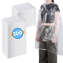 Capas descartáveis para salão de cabeleireiro Tobeelec 200 unidades 120x90cm PE Capas descartáveis para salão de cabeleireiro Tobeelec 200 unidades 120x90cm PE