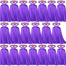 Capas e máscaras infantis de super-heróis iRolewin, pacote com 20 roupas Capas e máscaras infantis de super-heróis iRolewin, pacote com 20 roupas