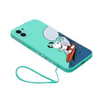 Capas Engraçadas de Desenhos Animados Snoopy para Samsung A54, A34, A73, A53, A33, A23, A14, A13, A72 e A52