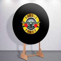 Capas Festa Banda Roses Guns Painel Redondo Grande ou Mini Estampa Rock