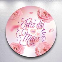 Capas Festa Dia Das Mães Decoração Painel Redondo Tamanhos Mini e Grande Sublimada Amor Encantador Capas Festa Dia Das Mães Decoração Painel Redondo Tamanhos Mini e Grande Sublimada Amor Encantador