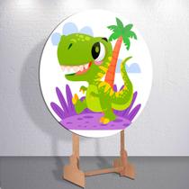 Capas Festa Menino Dino Painel Redondo Grande ou Mini Estampa Colorida Capas Festa Menino Dino Painel Redondo Grande ou Mini Estampa Colorida