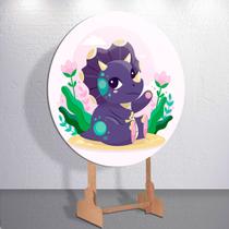 Capas Festa Menino Dino Painel Redondo Grande ou Mini Estampa Colorida Capas Festa Menino Dino Painel Redondo Grande ou Mini Estampa Colorida