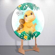 Capas Festa Menino Dino Painel Redondo Grande ou Mini Estampa Colorida Capas Festa Menino Dino Painel Redondo Grande ou Mini Estampa Colorida