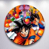 Capas Festa Tema Anime Menino Dragão Painel Redondo Grande ou Mini Estampa Qualidade