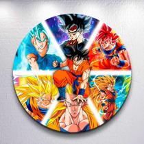 Capas Festa Tema Anime Menino Dragão Painel Redondo Grande ou Mini Estampa Qualidade Capas Festa Tema Anime Menino Dragão Painel Redondo Grande ou Mini Estampa Qualidade