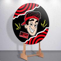 Capas Festa Tema Youtuber Enal Painel Redondo Grande ou Mini Estampa Qualidade Infantil Enaldinho