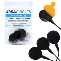 Capas flexíveis URSA Soft Circles para microfones Lavalier (15x + 30x)