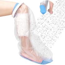 Capas fundidas impermeáveis para pernas de chuveiro adultas DNEOUXI