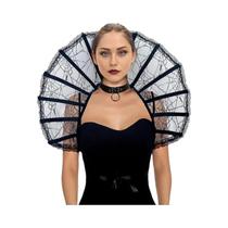 Capas Góticas Renascença Com Renda E Plumas Para Fantasia De Halloween E Cosplay De Vampiro