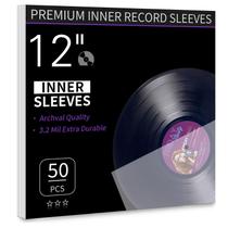 Capas internas para discos de vinil COIDEA 12 LP 50 Anti Static