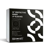 Capas internas para discos de vinil Hudson Hi-Fi AntiStatic, pacote com 250