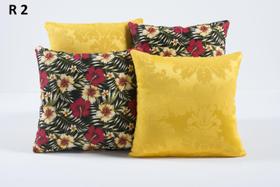 Capas Jacquard para Almofada Kit 4 Peças 02 Capas Jacquard para Almofada Kit 4 Peças 02