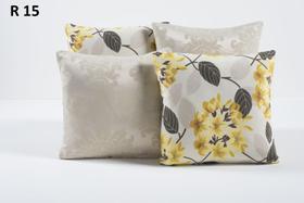 Capas Jacquard para Almofada Kit 4 Peças 15 Capas Jacquard para Almofada Kit 4 Peças 15