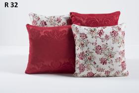 Capas Jacquard para Almofada Kit 4 Peças 32 Capas Jacquard para Almofada Kit 4 Peças 32