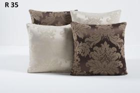 Capas Jacquard para Almofada Kit 4 Peças 35 Capas Jacquard para Almofada Kit 4 Peças 35