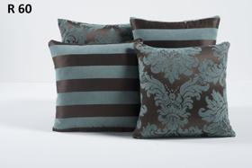 Capas Jacquard para Almofada Kit 4 Peças 60 Capas Jacquard para Almofada Kit 4 Peças 60