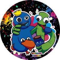 Capas Mini De Mesa Decoração Rainbow Friends Painel Redondo Capas Mini De Mesa Decoração Rainbow Friends Painel Redondo