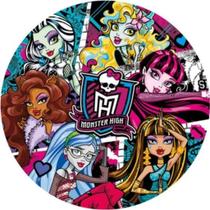 Capas Mini Painel Redondo Pequeno Mesa Festa Monsther High Boneca Menia Desenho Serie Capas Mini Painel Redondo Pequeno Mesa Festa Monsther High Boneca Menia Desenho Serie