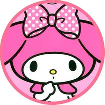 Capas Mini Painel Redondo Veste Facil Decoração Mesa Kuromi My Melodi