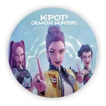 Capas Mini Painel Redondo Veste Facil Festa Decoração Guerreiras Do Kpop Banca Adolescente Menina