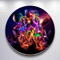 Capas p/ Painel Redondo Festa Infantil Super Heróis Vingadores Sublimado Decoração Veste Fácil Taman