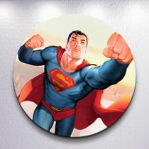 Capas Painel Festa Tema Super Heroi Man Painel Redondo Grande ou Mini Estampa Colorida