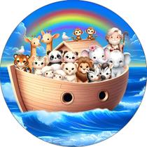 Capas Painel Mini Redondo Mesa Religioso Infantil Decoração