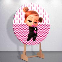 Capas Painel Redondo Festa Infantil Chefinho Beby Poderoso Grande ou Mini Estampa Colorida