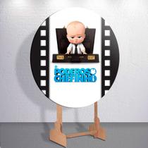 Capas Painel Redondo Festa Infantil Chefinho Beby Poderoso Grande ou Mini Estampa Colorida