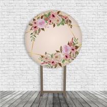 Capas Painel Redondo Painel Florido