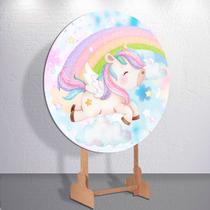 Capas Painel Sublimadas Redondo Para Festa Infantil Estilo Unicórnio Mágico E Pónei Veste Fácil Tama Capas Painel Sublimadas Redondo Para Festa Infantil Estilo Unicórnio Mágico E Pónei Veste Fácil Tama