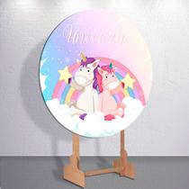 Capas Painel Sublimadas Redondo Para Festa Infantil Estilo Unicórnio Mágico E Pónei Veste Fácil Tama Capas Painel Sublimadas Redondo Para Festa Infantil Estilo Unicórnio Mágico E Pónei Veste Fácil Tama