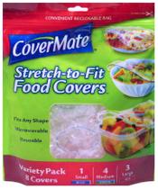 Capas para alimentos CoverMate Stretch-to-Fit 10 capas reutilizáveis