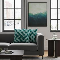 Capas para Almofadas 45 x 45 Tecido Veludo Estampa Geométrica Marselha - Nallu Decor.