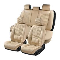 Capas para Banco de Carro Coverado Couro Nappa Impermeável Bege
