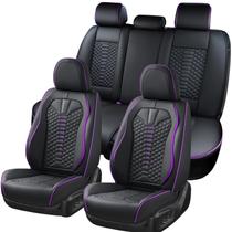Capas para Bancos de Carro Coverado Couro Nappa Impermeável 5 Lugares