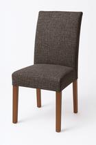 Capas Para Cadeira Linho Marrom Kit 4 Un. Ideal Para Sala Cozinha Luxo