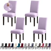 Capas para cadeiras de sala de jantar Fafua Stretch, conjunto de 4 laváveis