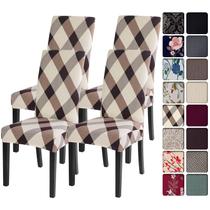 Capas para cadeiras de sala de jantar SearchI Slipcovers, conjunto de 4 Capas para cadeiras de sala de jantar SearchI Slipcovers, conjunto de 4