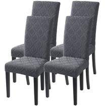Capas para cadeiras de sala de jantar Searchi Stretch Set of 4 Grey Capas para cadeiras de sala de jantar Searchi Stretch Set of 4 Grey