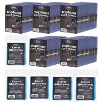 Capas para cartas e toploaders BCW para combo de cartas - 500 unidades Toploaders premium e capas penny livres de ácido Ótimo para protetores de cartas de futebol americano, Magic: The Gathering, Pokémon e beisebol Capas para cartas e toploaders BCW para combo de cartas - 500 unidades Toploaders premium e capas penny livres de ácido Ótimo para protetores de cartas de futebol americano, Magic: The Gathering, Pokémon e beisebol